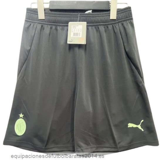 Nuevo 3ª Pantalones AC Milan 24/25 Negro Baratas